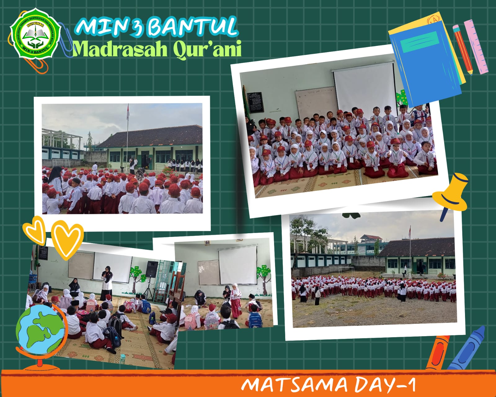 MIN 3 Bantul Gelar Matsama: Perkenalan Lingkungan Madrasah, Tanamkan Nilai Kedisiplinan