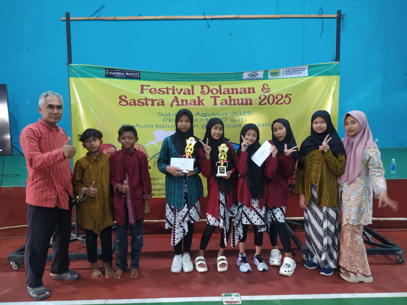 MIN 3 Bantul Sabet Juara di Festival Dolanan dan Sastra Jawa 2025